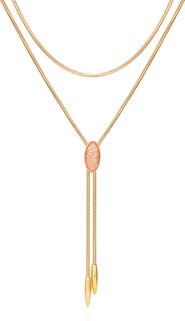 Vince Camuto Faux Stone Layered Y-Necklace