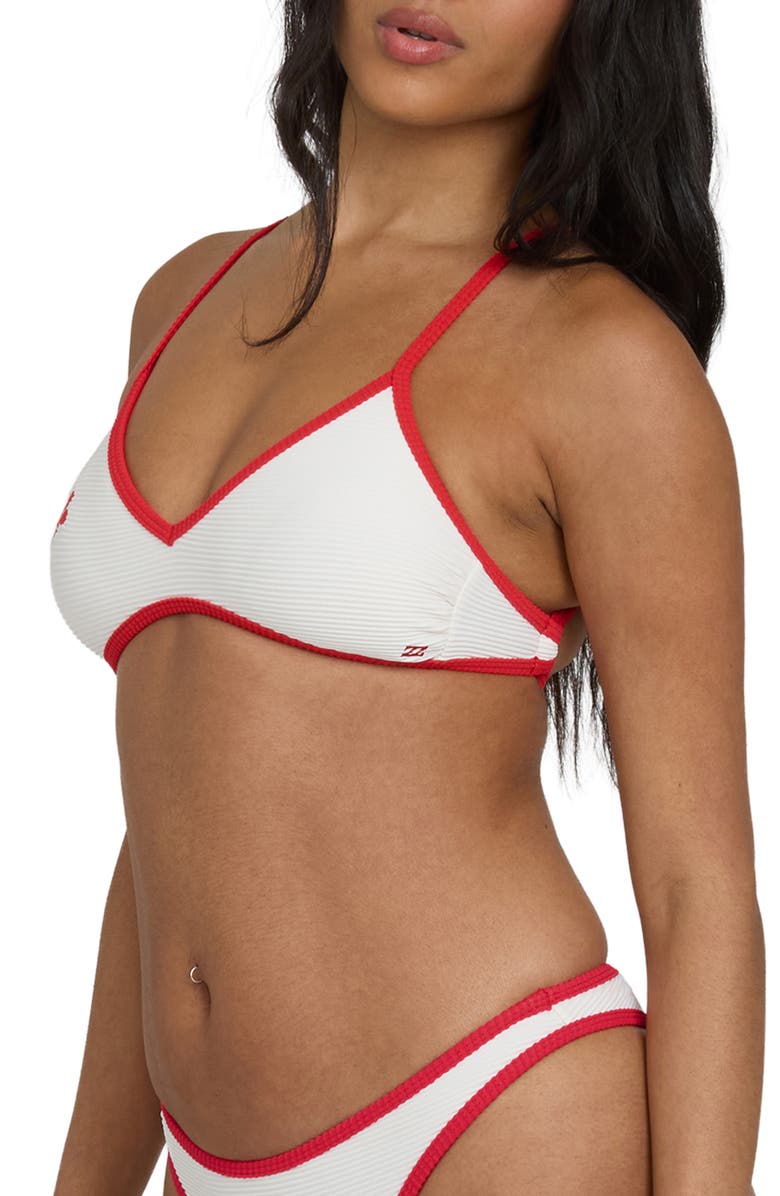 Billabong Picnic Embroidered Rib Bikini Top, Alternate, color, Salt Crystal