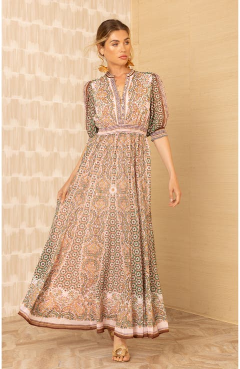 Vestito Donna Desigual Tapestry-lacr - Girocollo Con Cerniera, Lavabile In Lavatrice - Foto 2