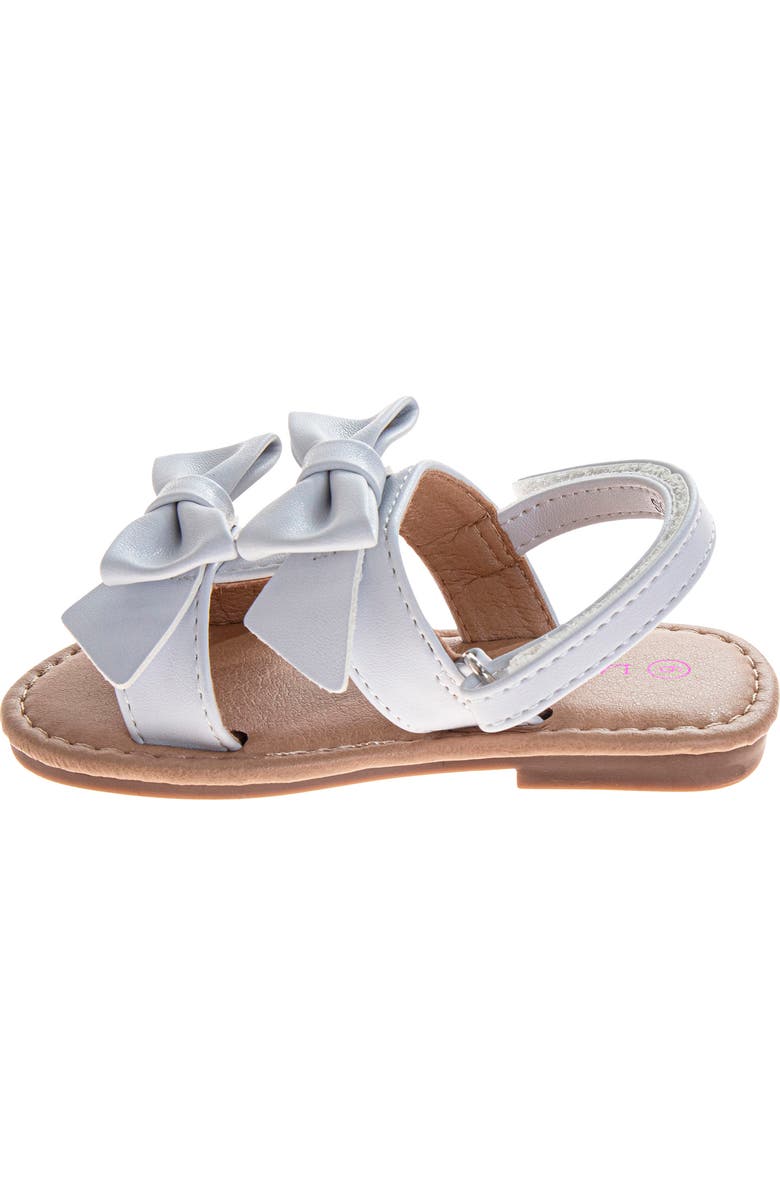 JOSMO Kids' Bow Sandal, Alternate, color, White