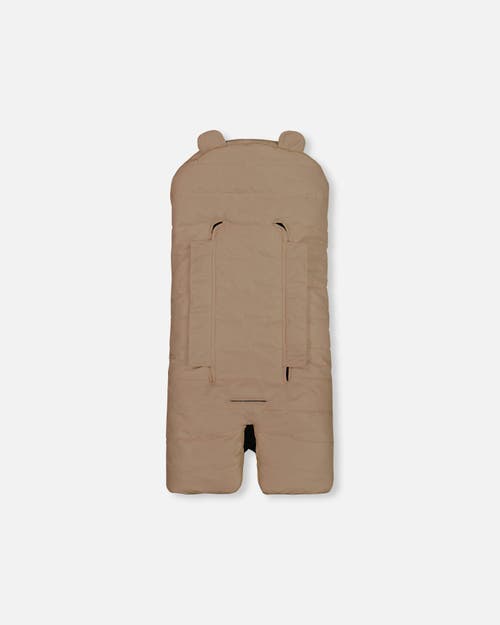 Deux Par Deux Gender Inclusive Snugly Wrap Designed For Car Seat And Stroller In Brown