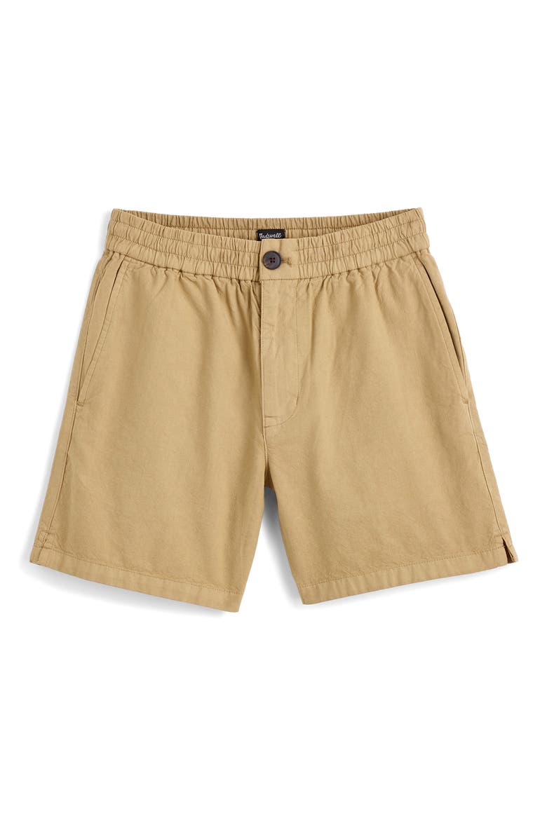 Everywear Cotton & Hemp Shorts, Alternate, color, DUNE