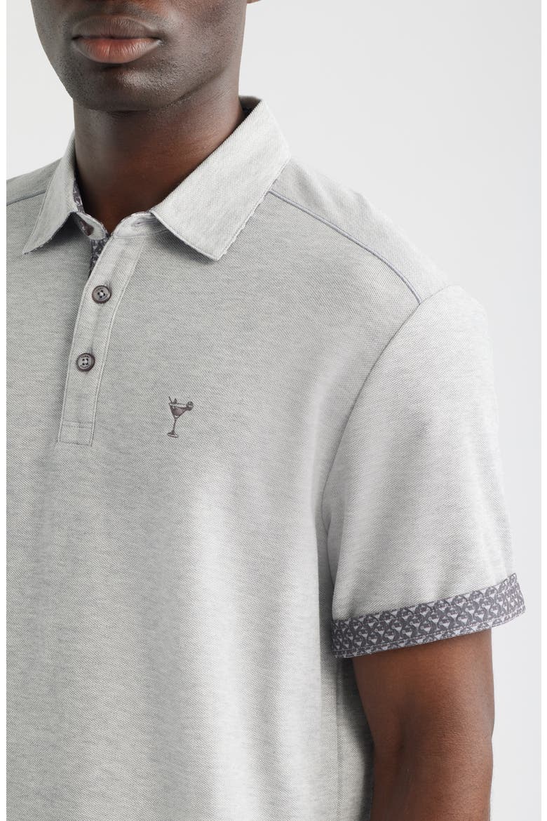 Teeny Martini 5 O'Clock IslandZone® Polo, Alternate, color, CONCRETE GREY HEATHER