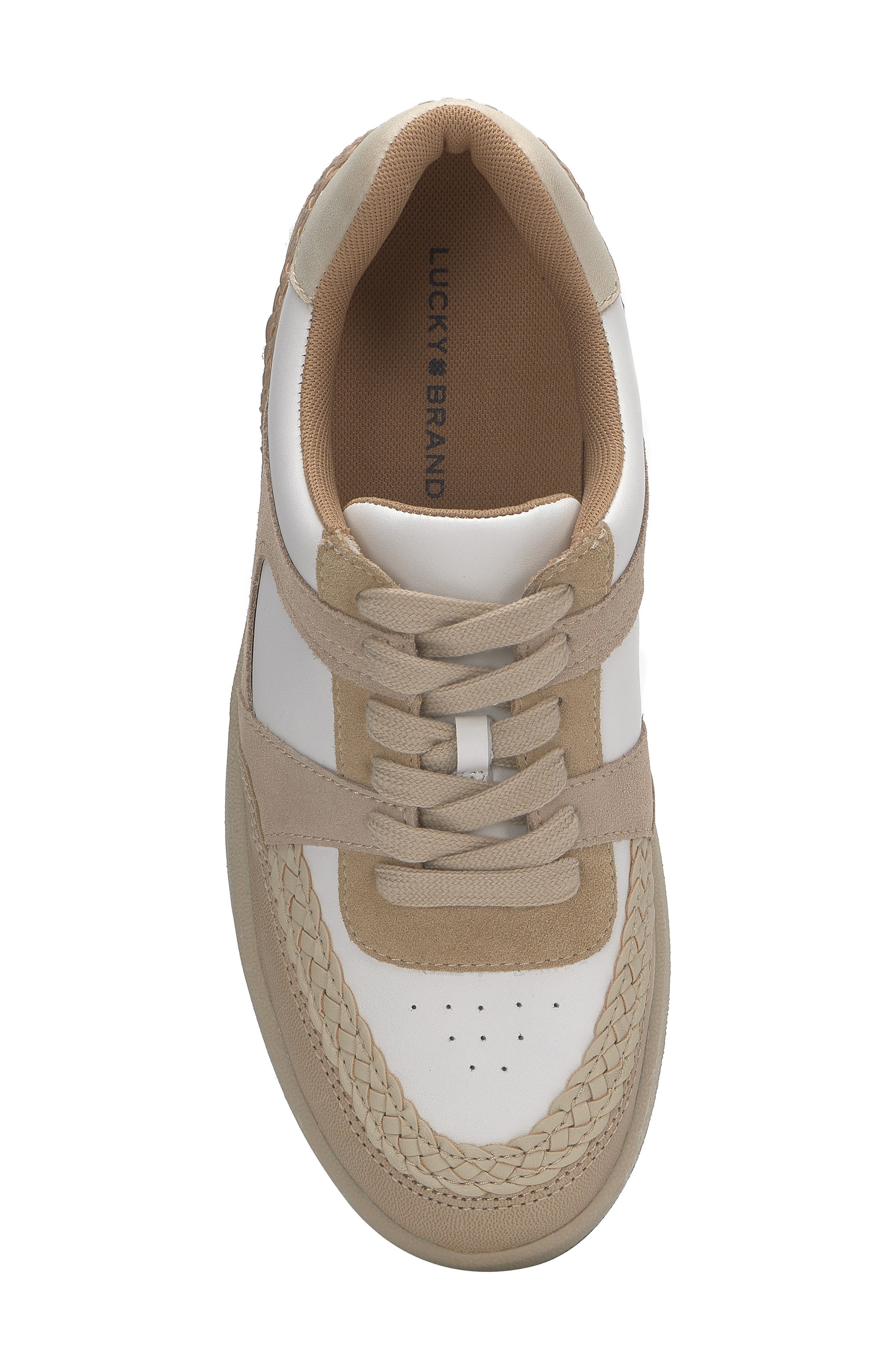 Lucky Brand Halinna Sneaker, Alternate, color, Travertine