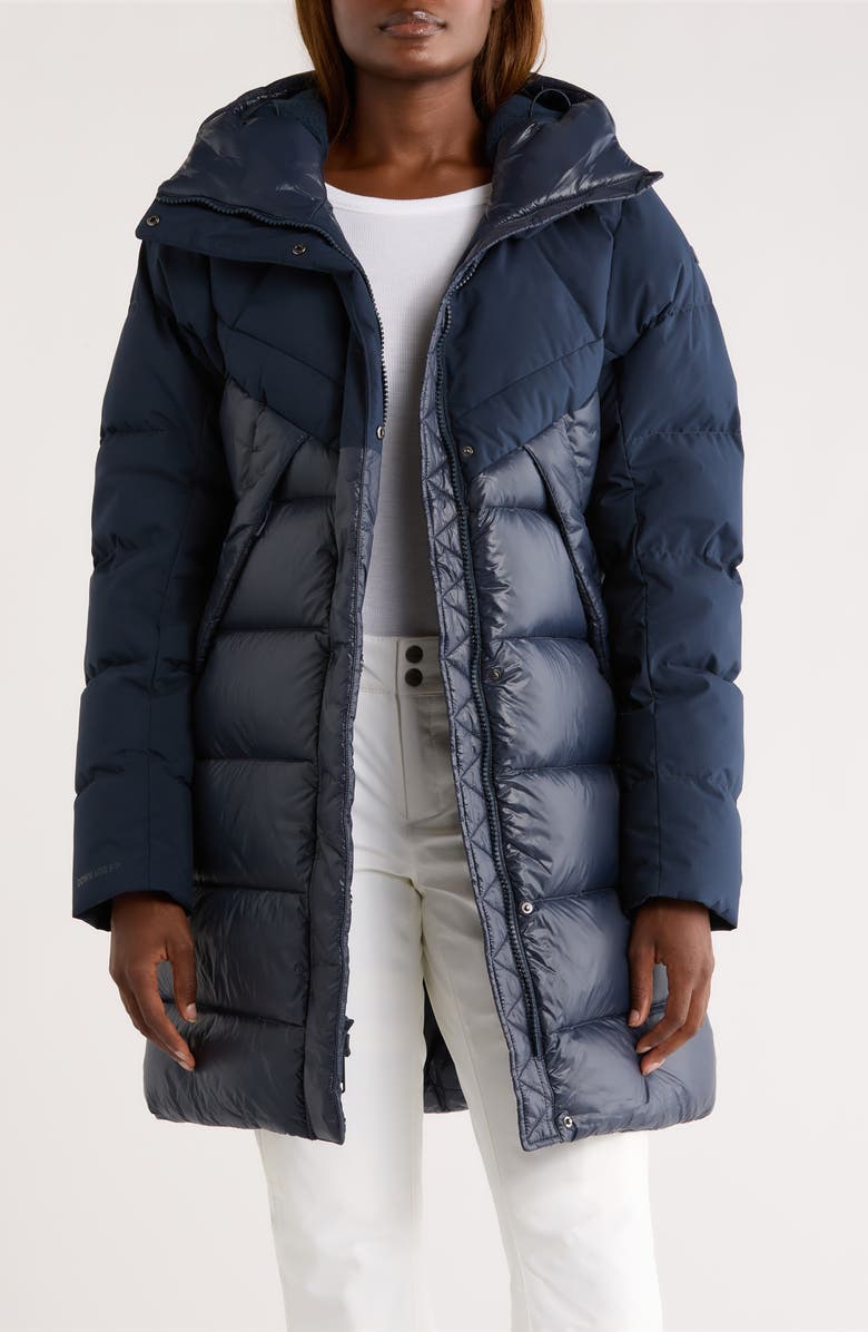 Helly Hansen Winter Bliss 600 Fill Power Down Parka, Main, color, Navy