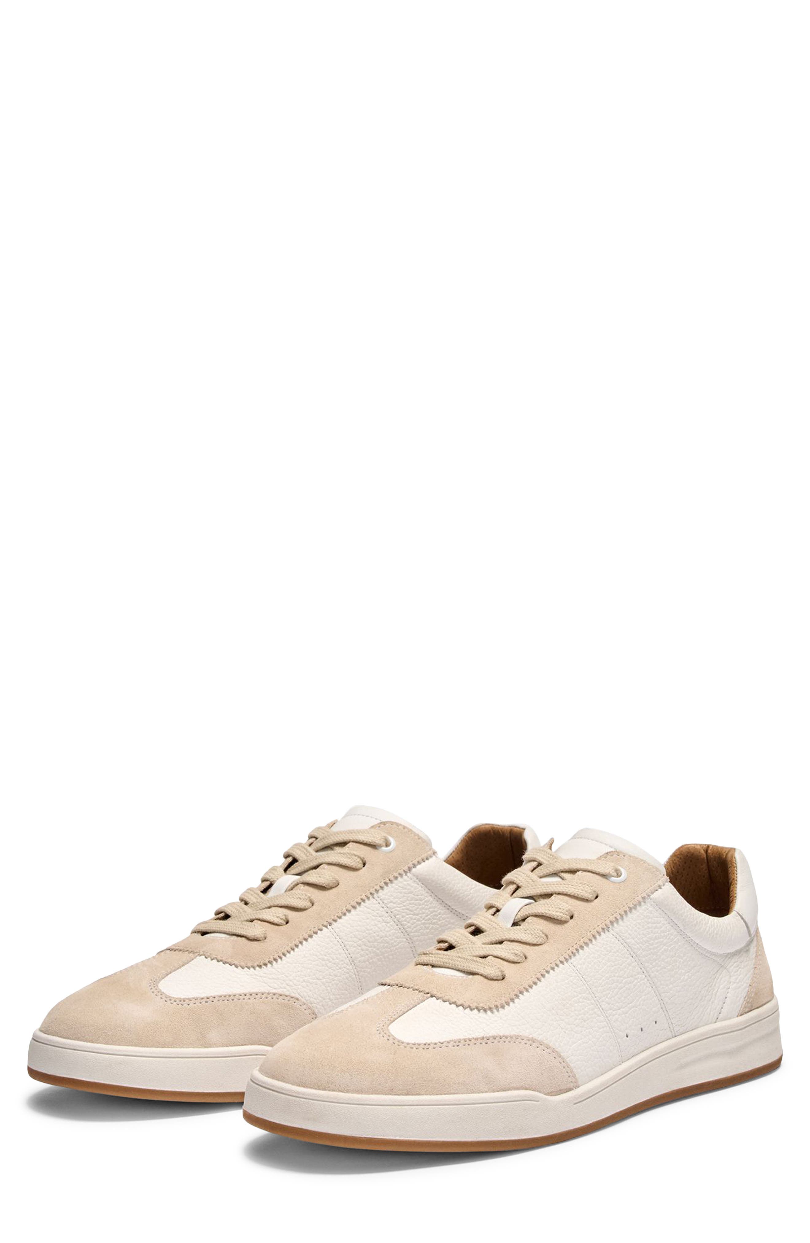 Sure Shot Low Top Sneaker, Main, color, WHITE TAN