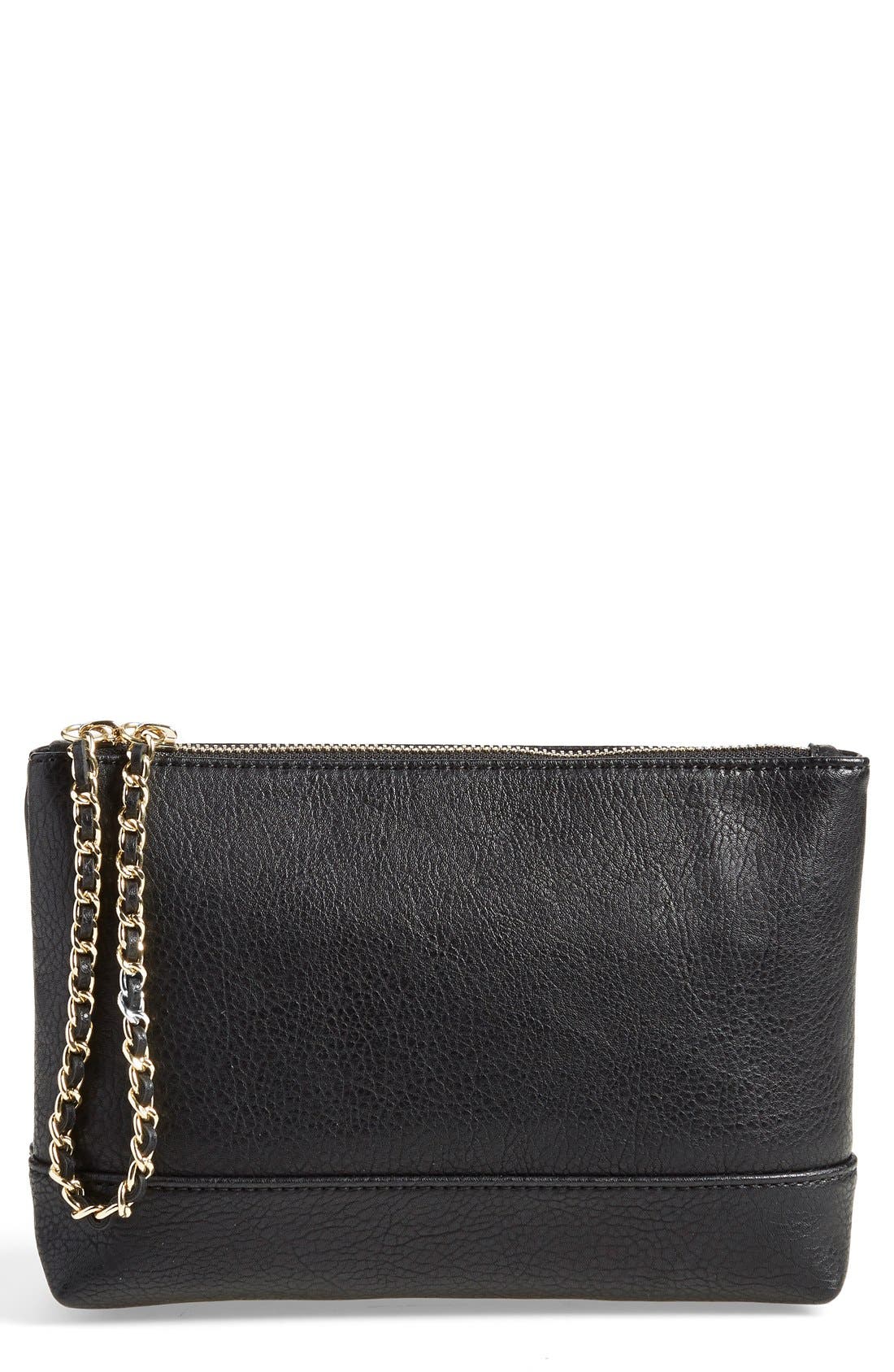BP. Faux Leather Crossbody Bag, Main, color, 