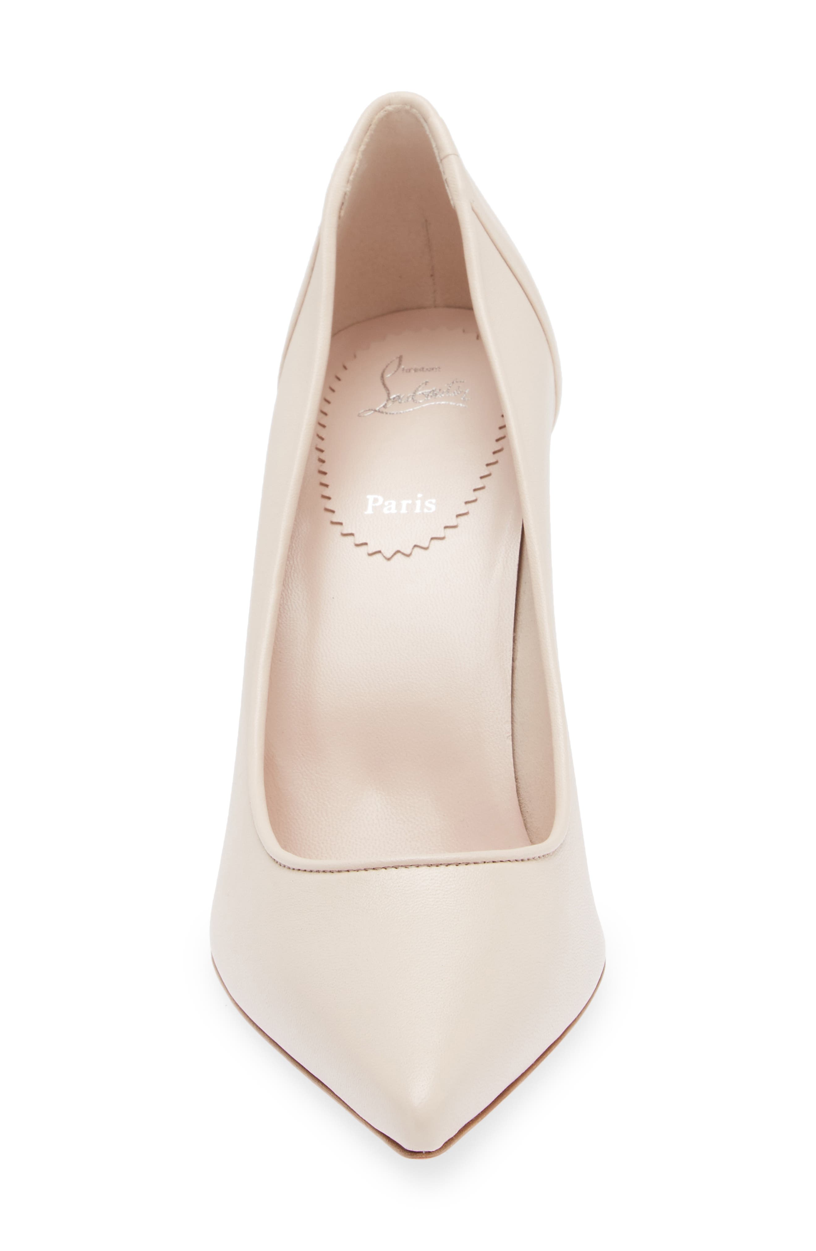 Sporty Kate Pointed Toe Pump, Alternate, color, F608 LECHE/ LIN LECHE