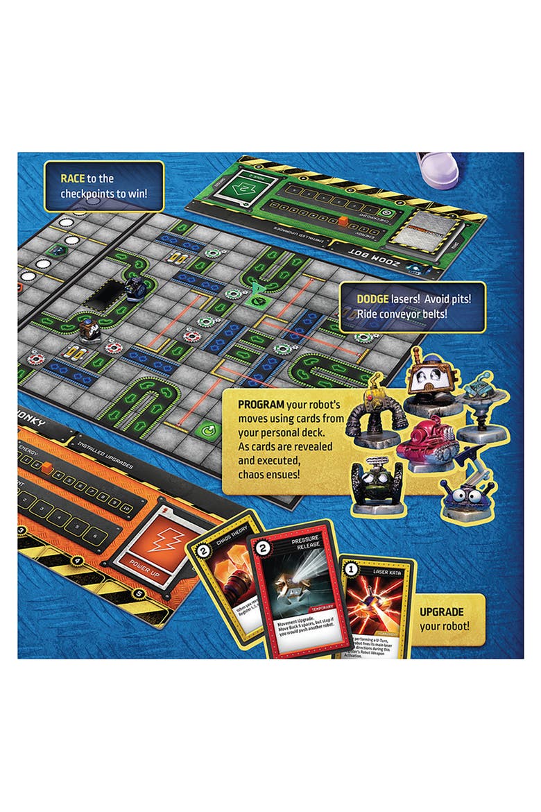 Robotic Chaos Racing Game, Alternate, color, Multicolored