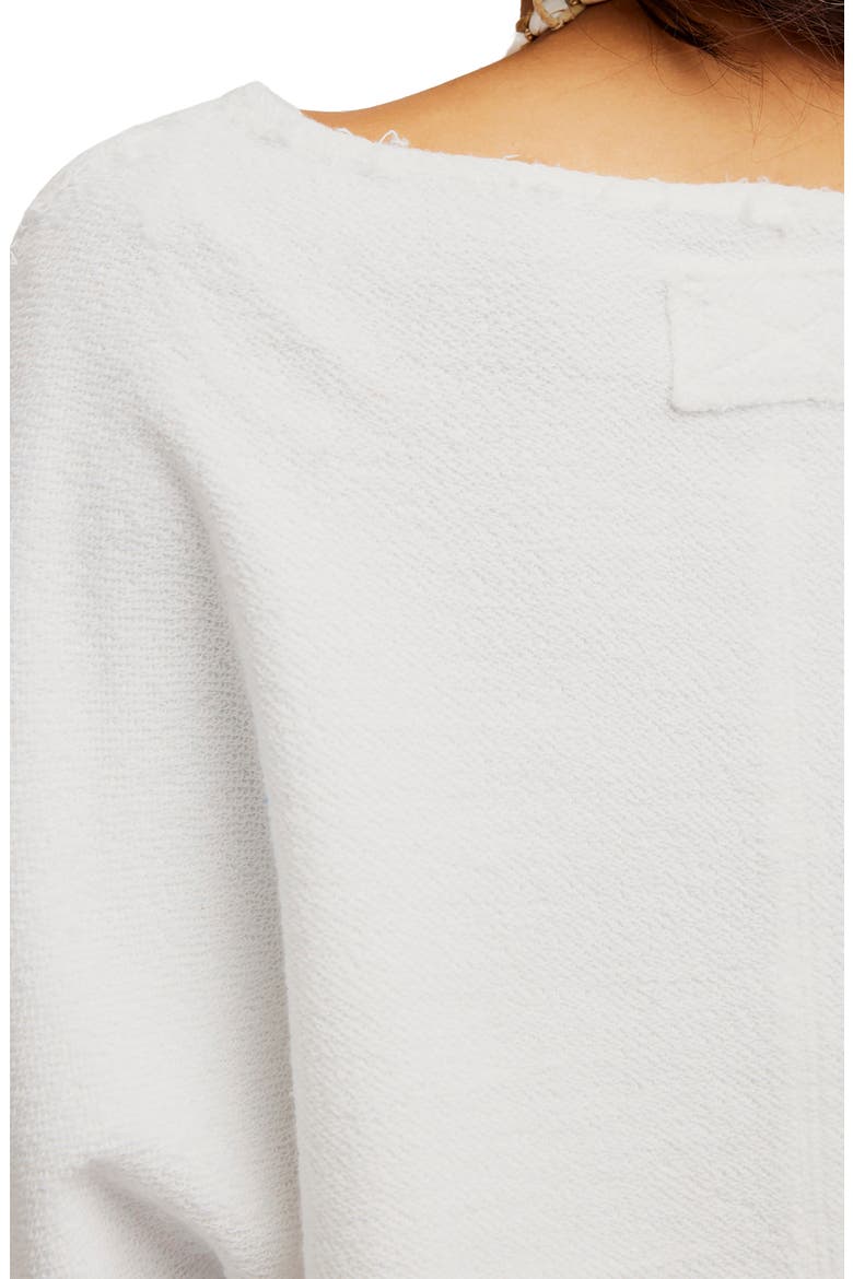 To the East Crop Sweatshirt, Alternate, color, CLEAN IVORY
