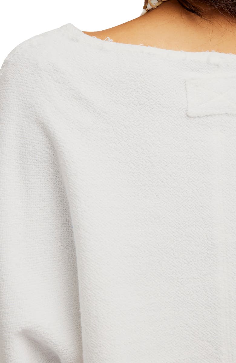 Free People To the East Crop Sweatshirt, Alternate, color,