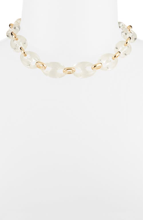 Nordstrom Resin Mariner Link Necklace In White