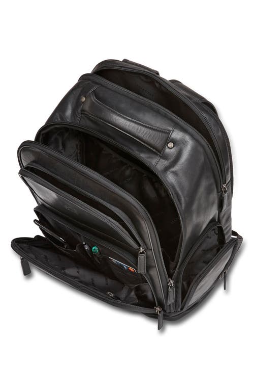 Mancini Rfid 15.6-inch Laptop Backpack In Black