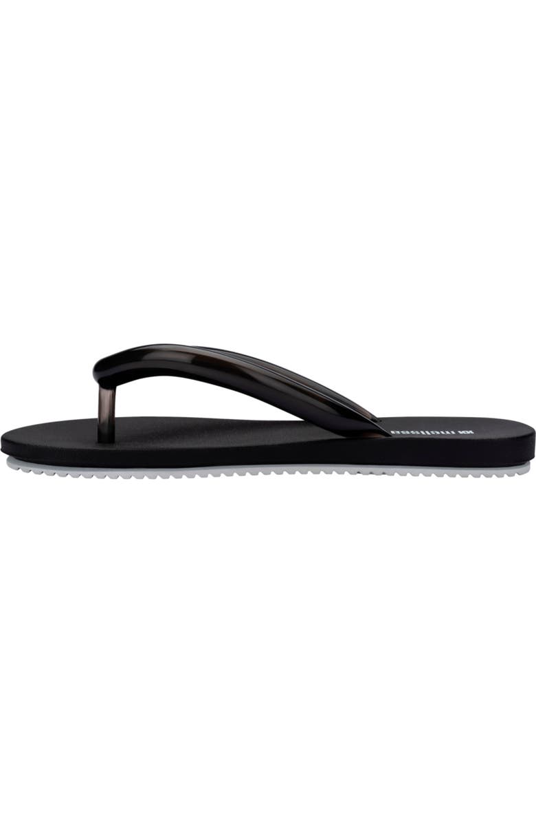 Melissa Airflow Flip Flop, Alternate, color, Black/White