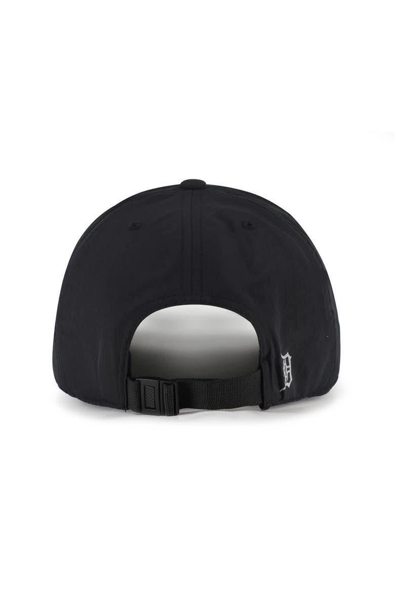 Men's '47 Black Detroit Tigers Quiet Outdoors Hitch Adjustable Hat, Alternate, color, Black