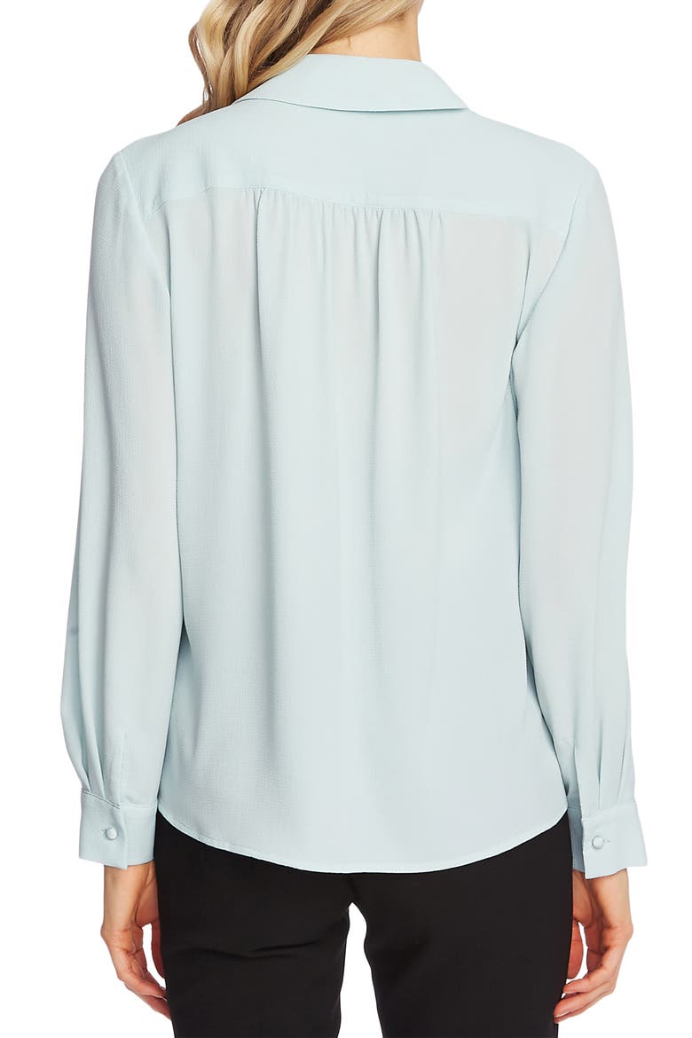 Faux Wrap Top, Alternate, color, FLORA GREEN