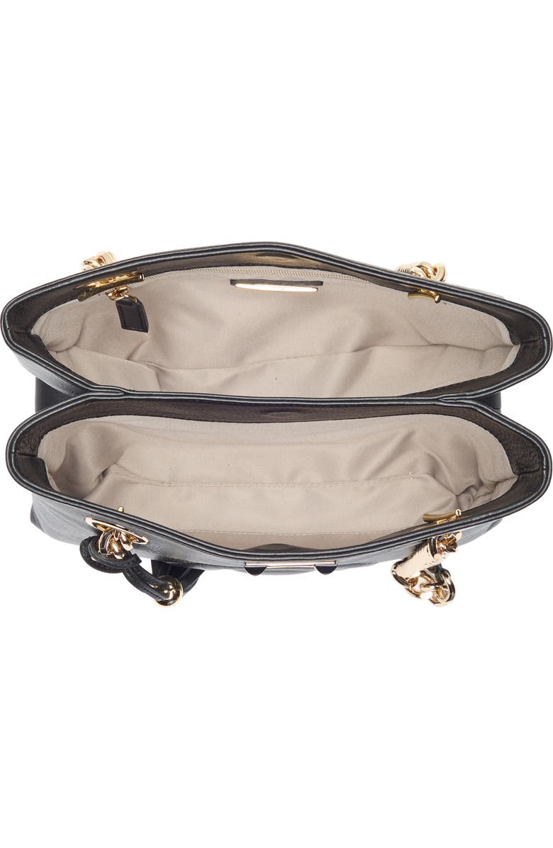 VALENTINO BY MARIO VALENTINO Kalo Signature Leather Tote Bag, Alternate, color, Black