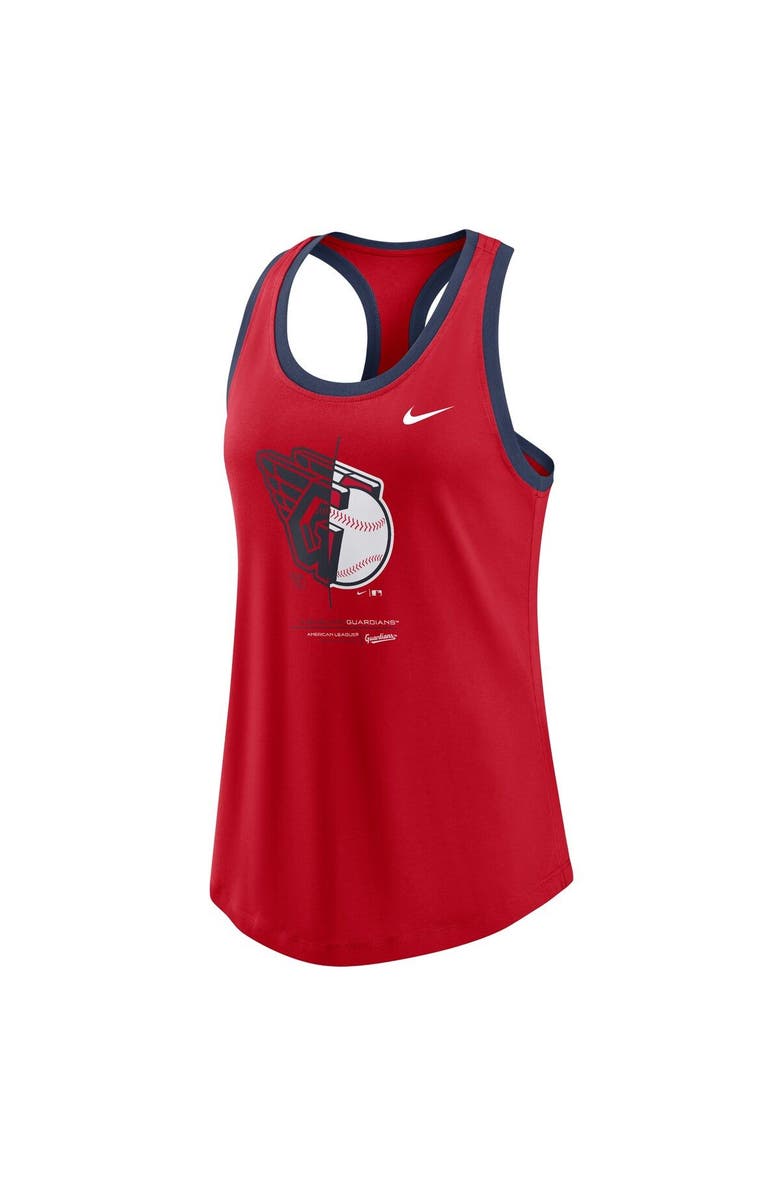 Nike Women's Nike Red Cleveland Guardians Tech Tank Top, Alternate, color, 