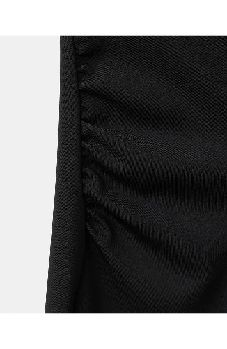 MANGO V-Neck Sleeveless Maternity Dress, Alternate, color, Black