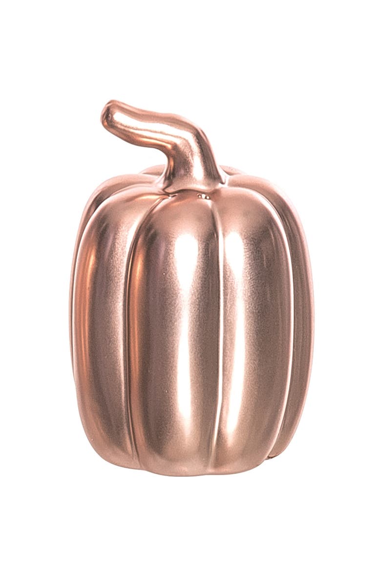 Gold Harvest Pumpkins Salt and Pepper Shakers, Alternate, color, Gold