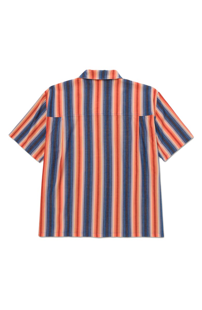 HONOR THE GIFT Auto Shop Camp Shirt, Alternate, color, Blue