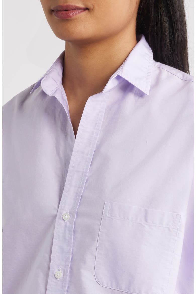 Continuous Button-Up Shirt, Alternate, color, LIGHT PURPLE