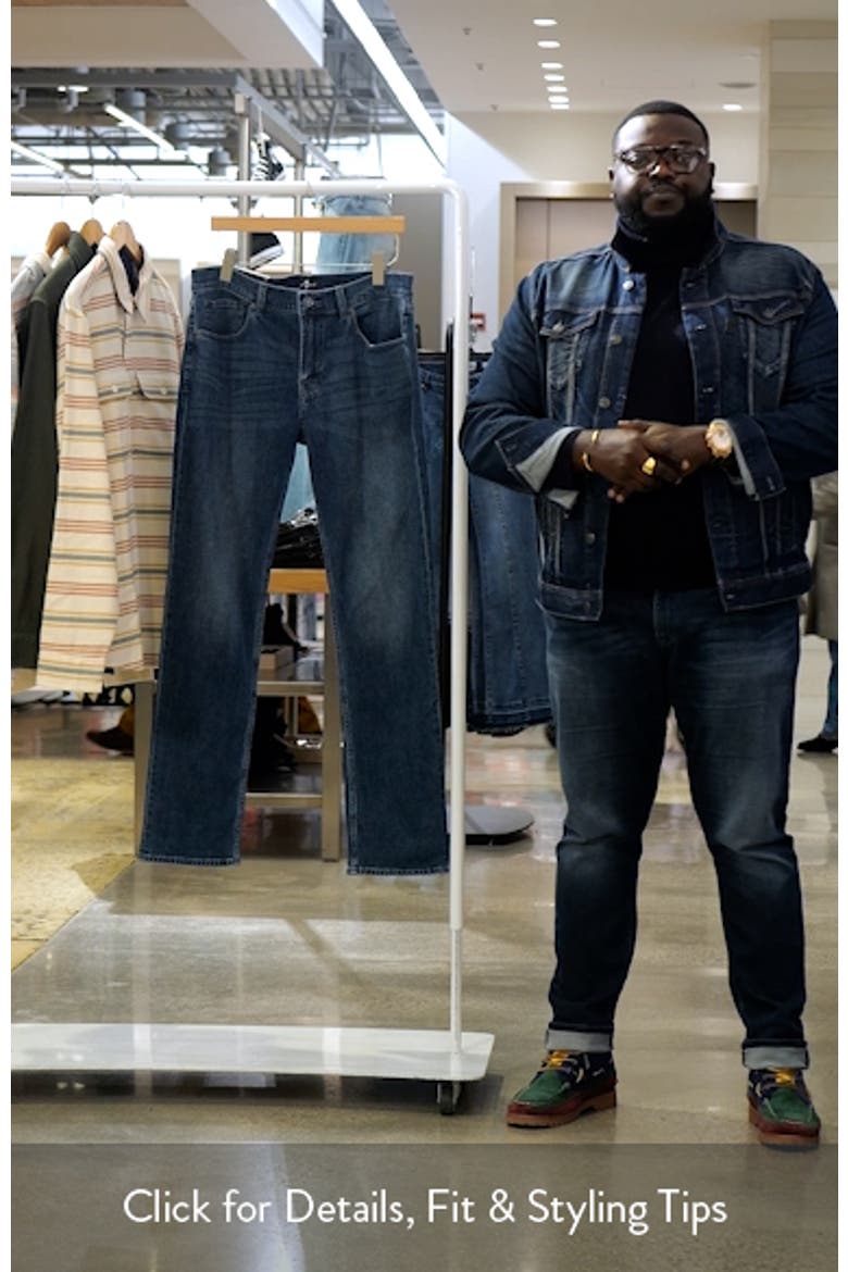The Straight Stretch Cotton Jeans video