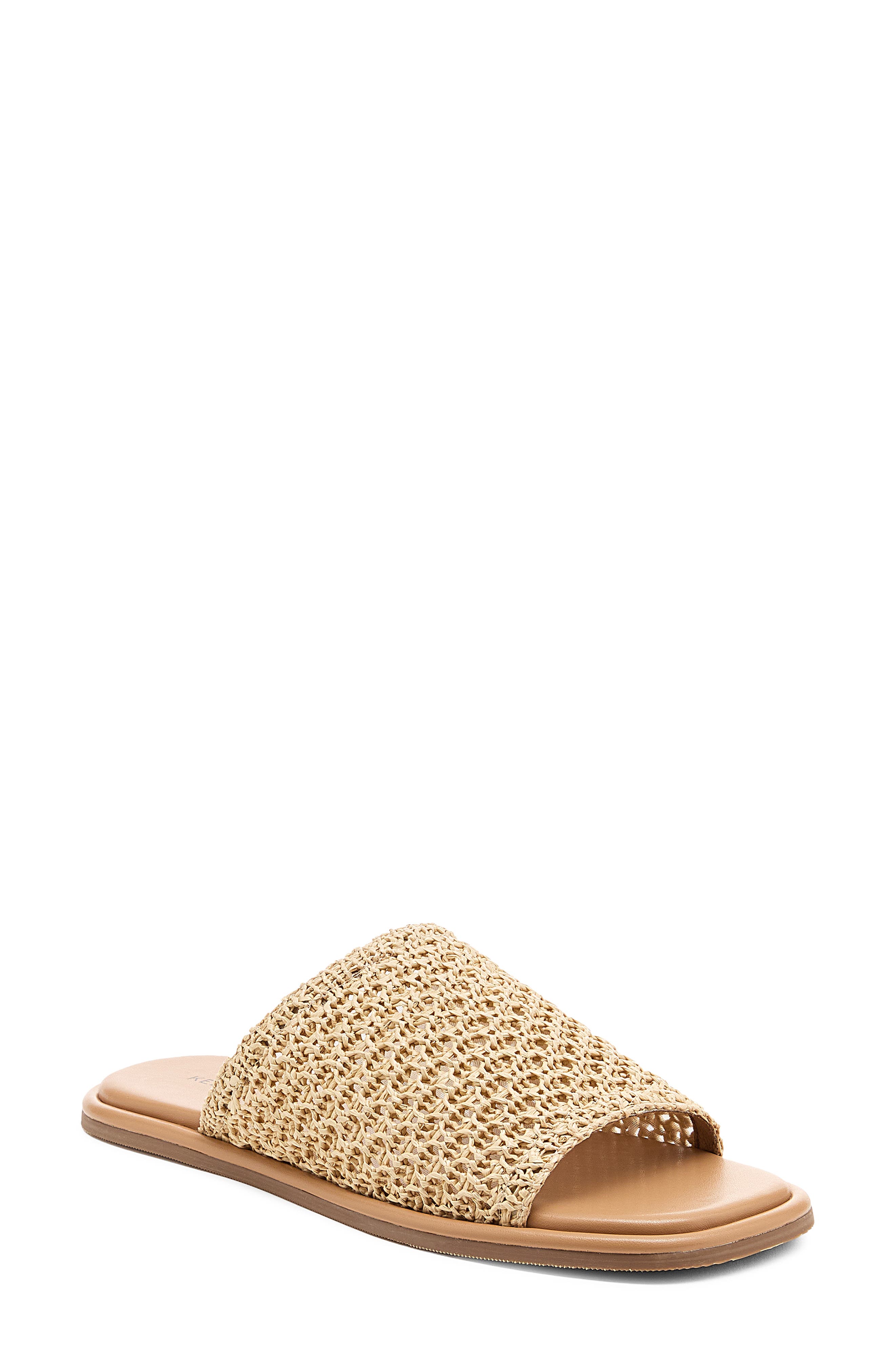 Kelsi Dagger Brooklyn Benny Slide Sandal, Main, color, Natural