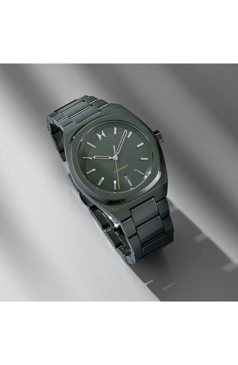 MVMT Odyssey II Ceramic Bracelet Watch, 40mm, Alternate, color,