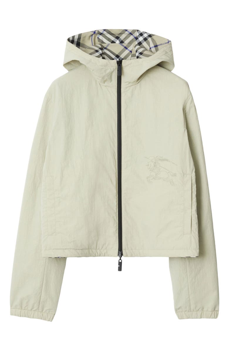 Burberry Reversible Check Hooded Jacket, Alternate, color,