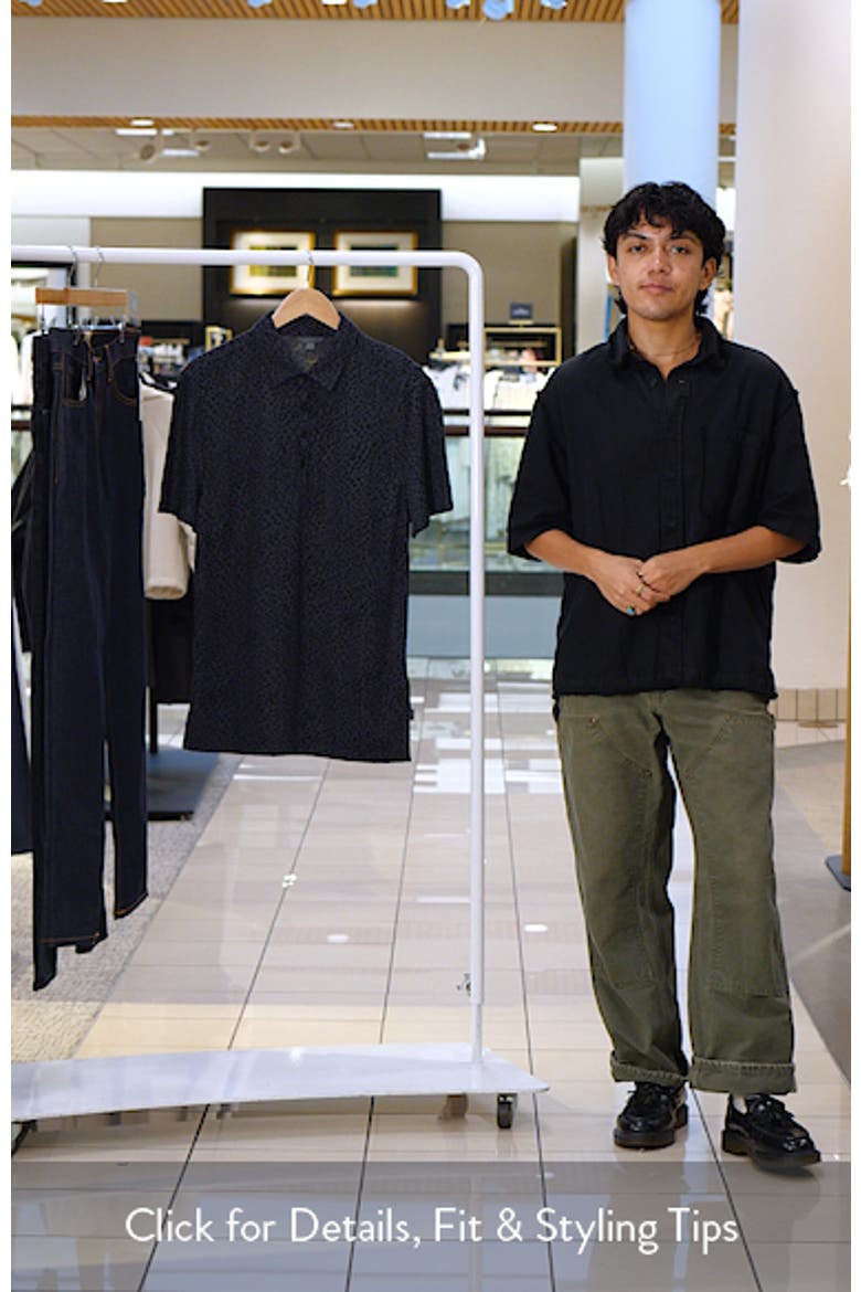 Marcel Distorted Dot Jacquard Polo video