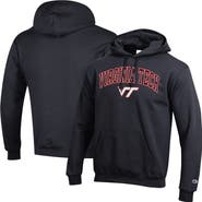 Champion Men's Champion Black Virginia Tech Hokies Arch Over Logo Pullover Hoodie