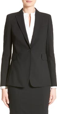 Akris punto Long One-Button Jacket