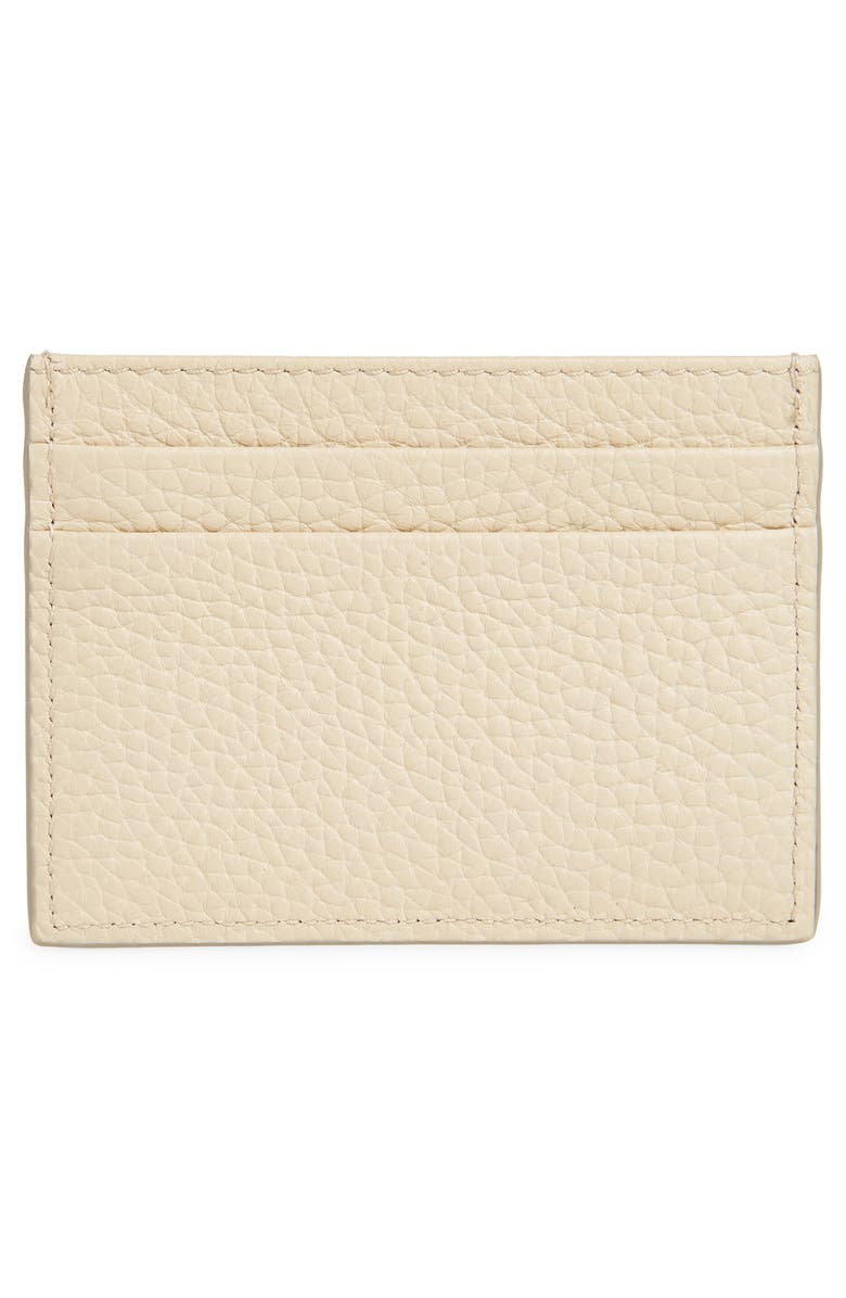 Dolce&Gabbana DG Puffy Logo Leather Card Case, Alternate, color, Sabbia 3