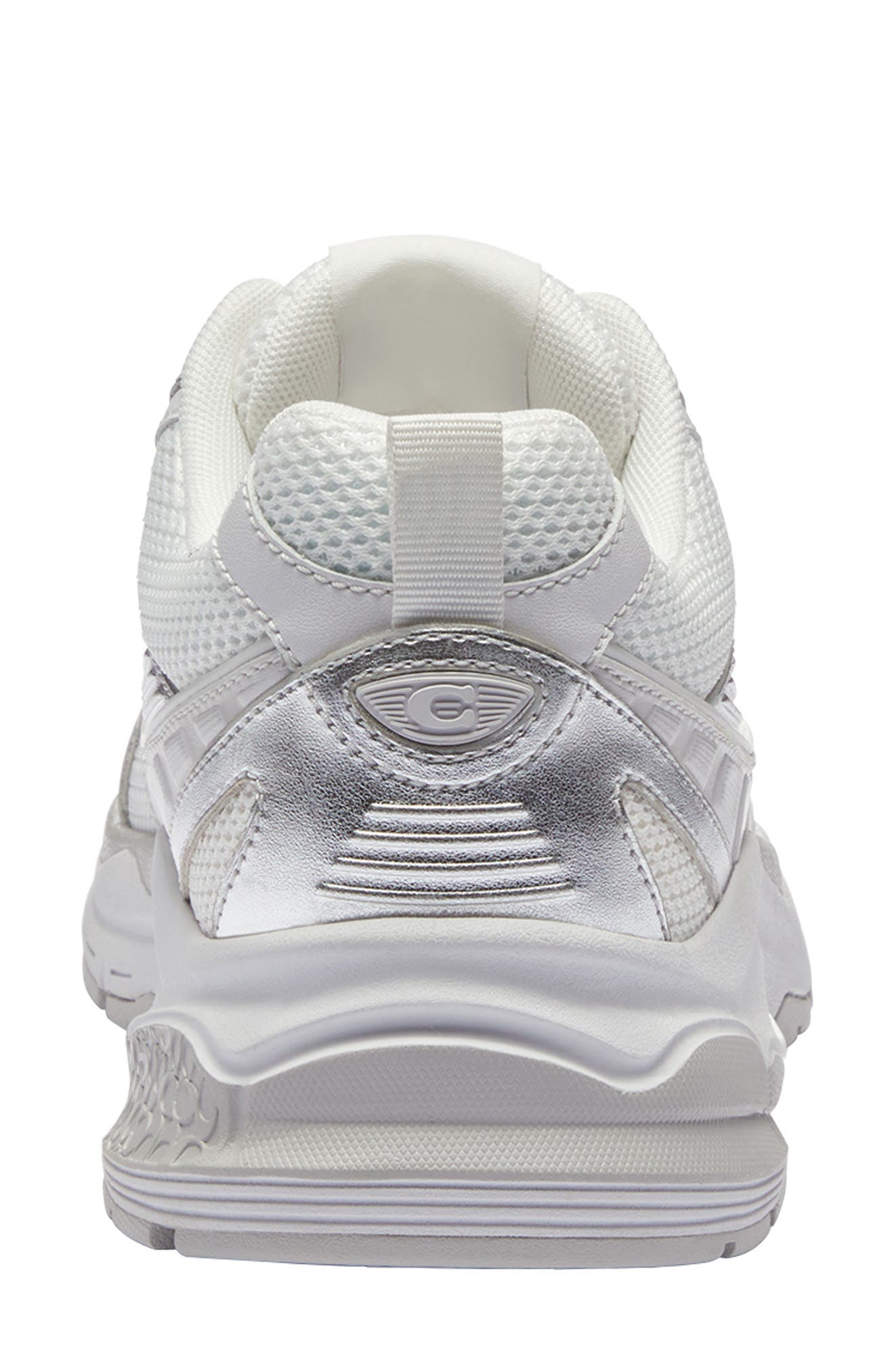COACH Mesh Sneaker, Alternate, color, Light Grey/ Optic Whi