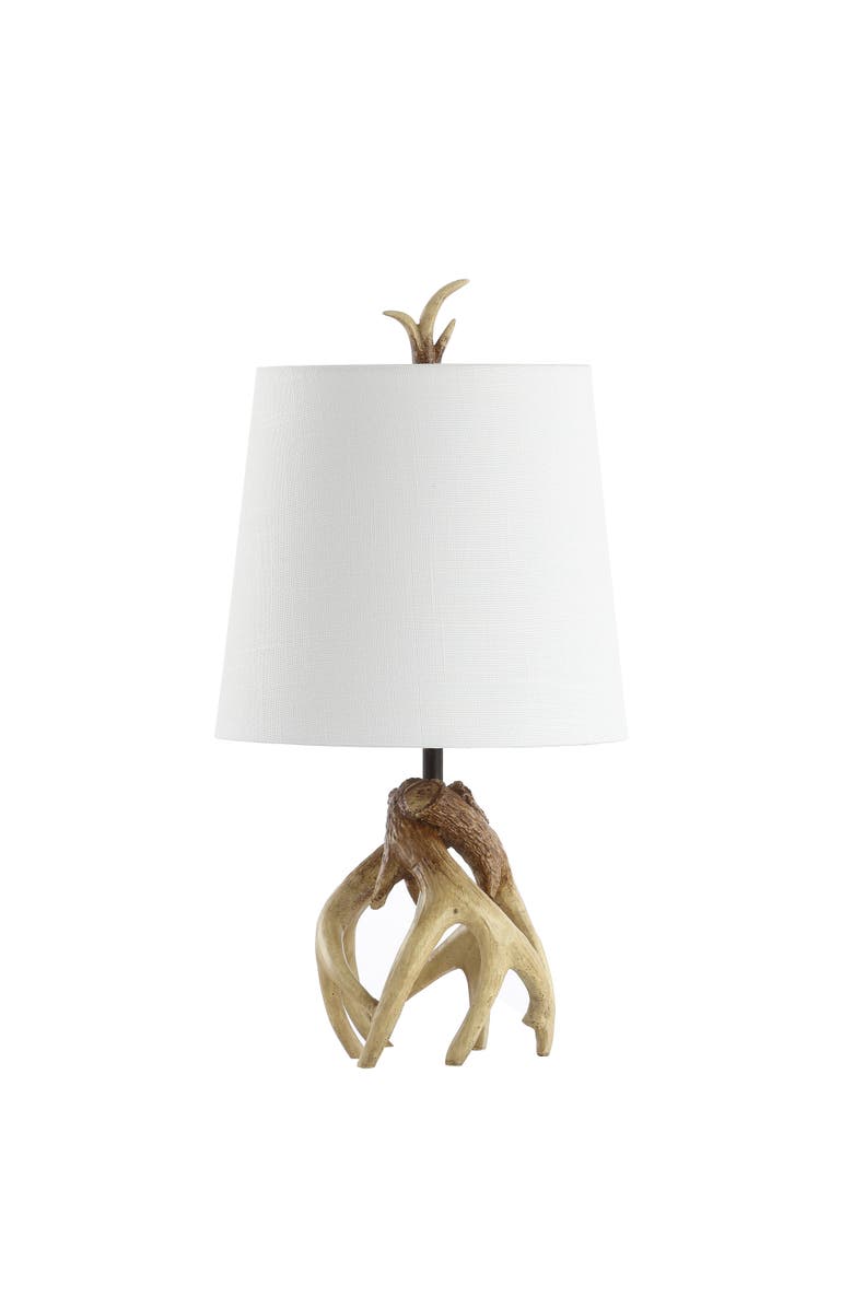 JONATHAN Y Vermont Antler Resin LED Table Lamp, Alternate, color, 