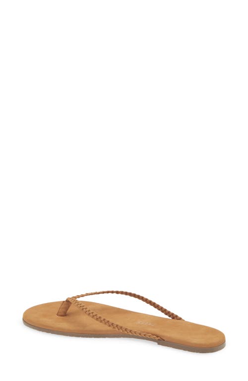 Tkees Lily Braid Flip Flop In Brown