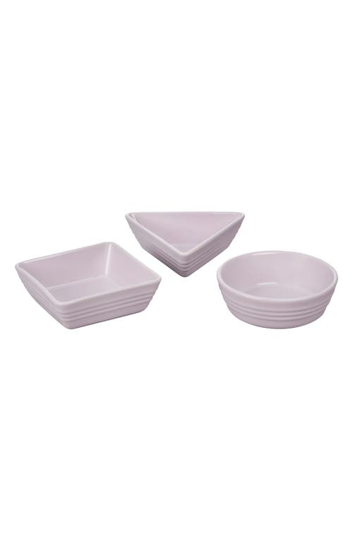 Le Creuset Set Of 3 Tapas Dishes In Shallot