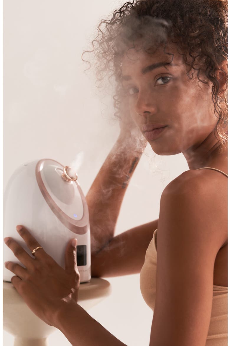 Senia Hot & Cold Smart Facial Steamer, Alternate, color, WHITE