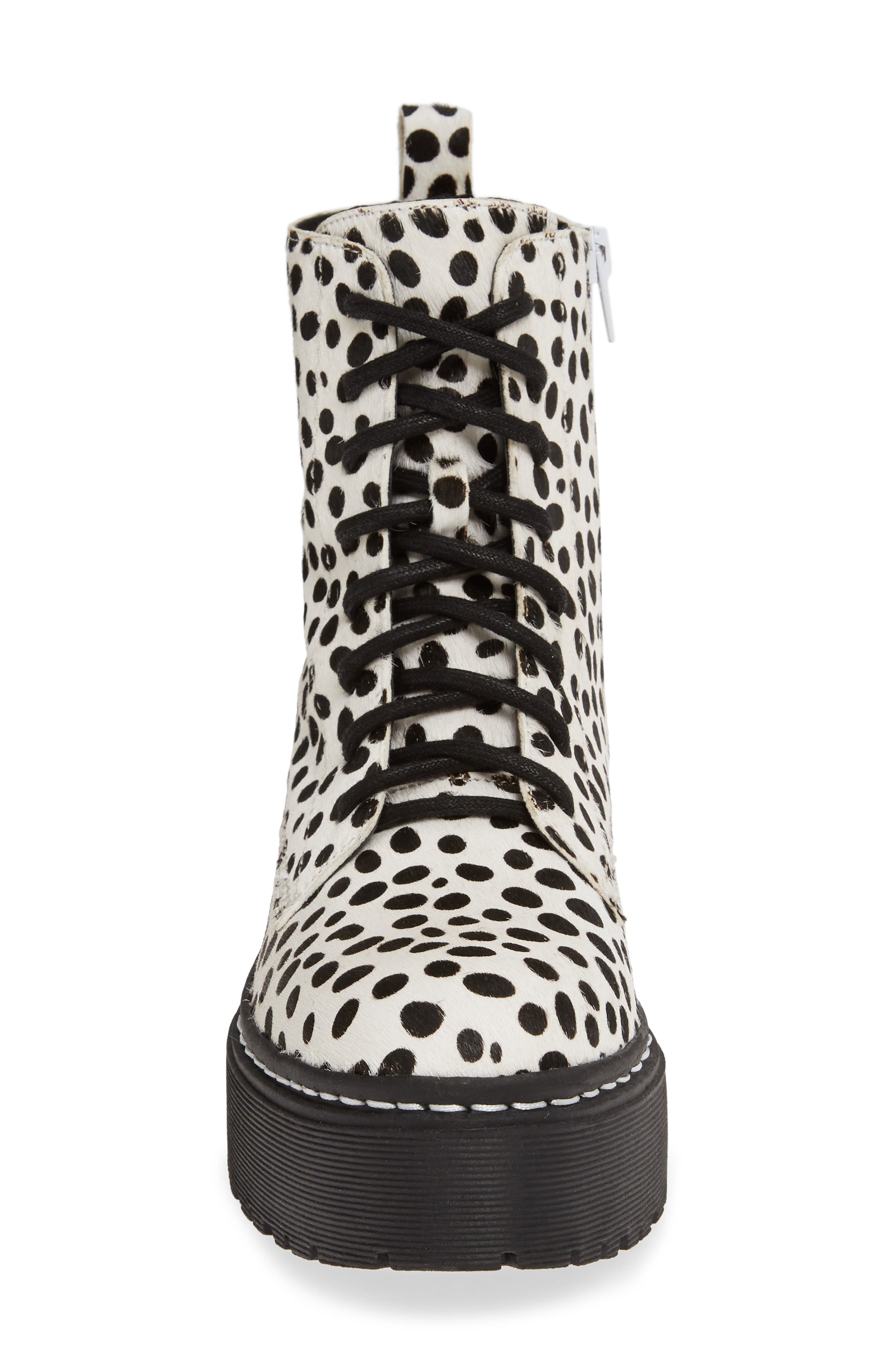 Jeffrey Campbell District-F Genuine Calf Hair Platform Boot, Alternate, color, 