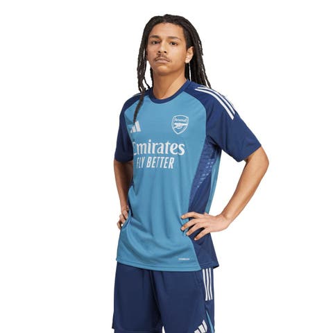 Men's adidas  Light Blue Arsenal 2025/26 AEROREADY Training Jersey