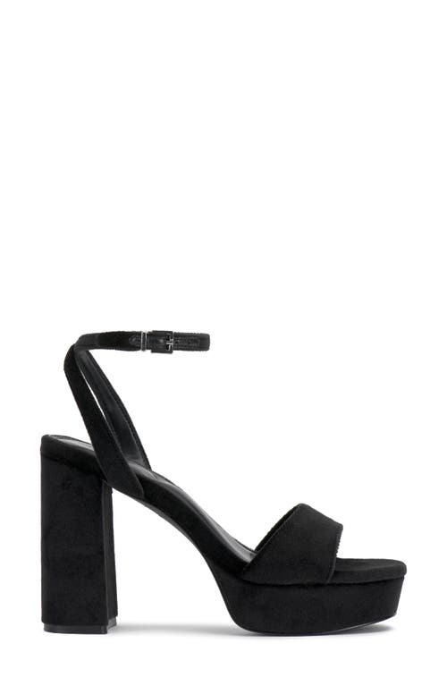 Vince Camuto Pendry Ankle Strap Platform Sandal In Black