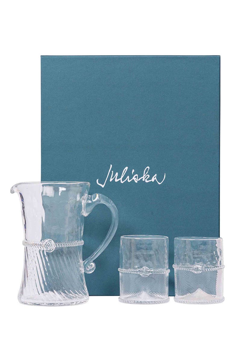Juliska Graham Glass & Pitcher Set, Alternate, color, 