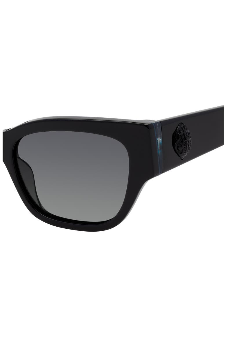 53mm Cat Eye Sunglasses, Alternate, color, BLACK/ SMOKE GRADIENT