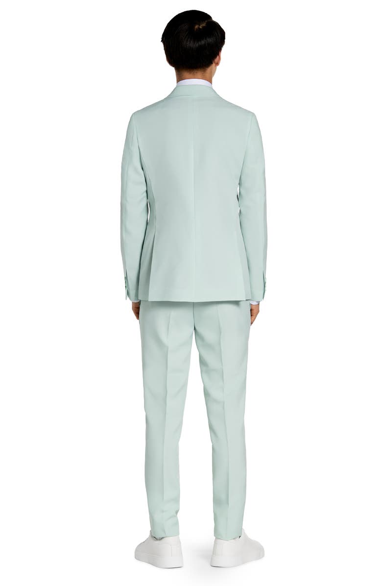 OppoSuits Kids' Magic Mint Two-Piece Suit & Clip-On Tie, Alternate, color, Mint