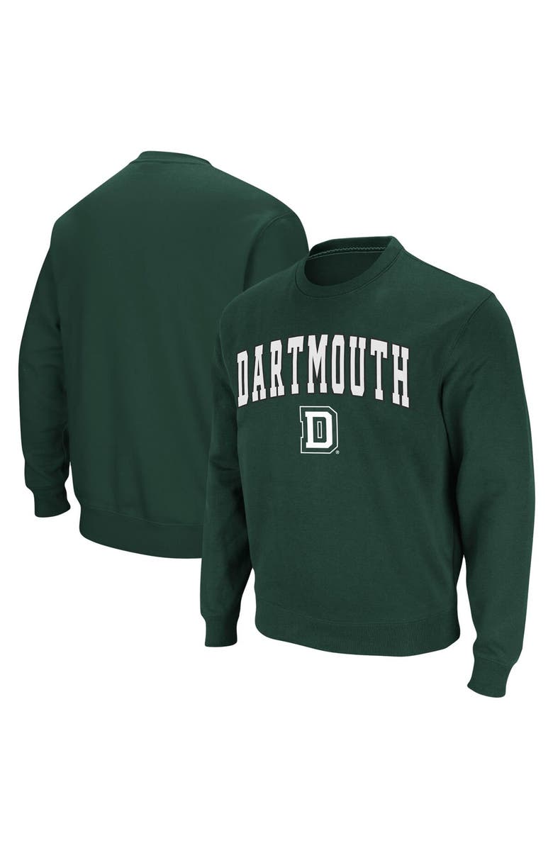 COLOSSEUM Men's Colosseum Green Dartmouth Big Green Arch & Logo Tackle Twill Pullover Sweatshirt, Main, color, Green