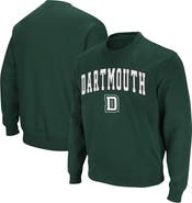 COLOSSEUM Men's Colosseum Green Dartmouth Big Green Arch & Logo Tackle Twill Pullover Sweatshirt