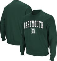 COLOSSEUM Men's Colosseum Green Dartmouth Big Green Arch & Logo Tackle Twill Pullover Sweatshirt