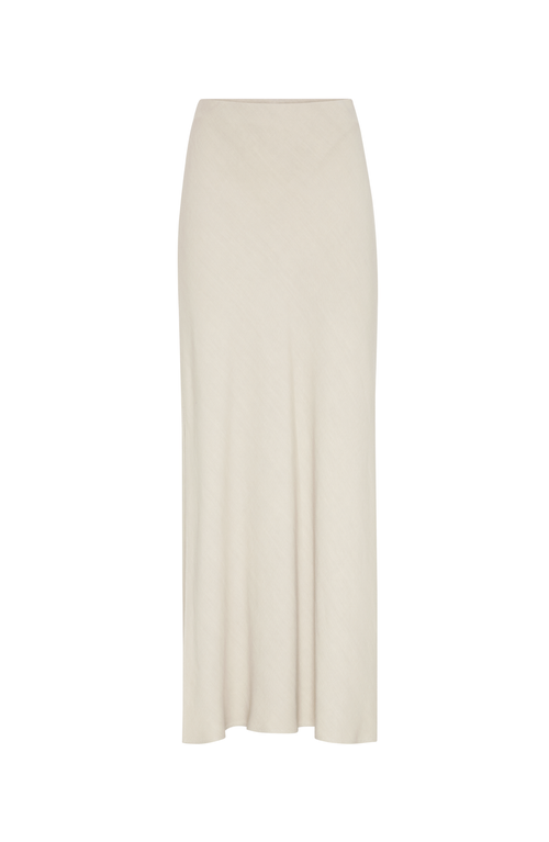 Brunello Cucinelli Bias-cut Maxi Skirt In Desert