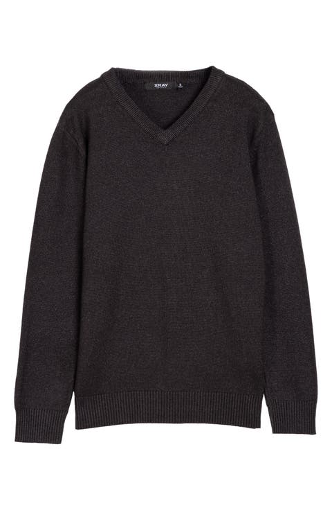 Kids' Basic V-Neck Sweater (Big Kid)